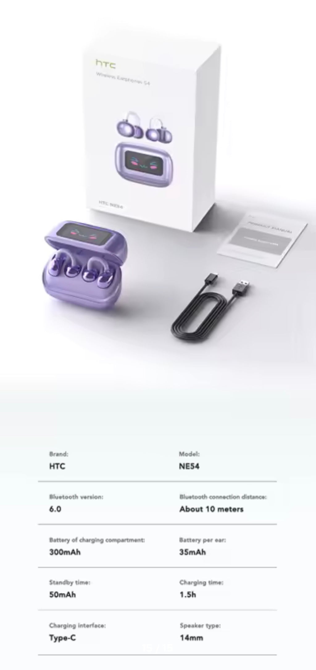 Cuffie HTC NE54