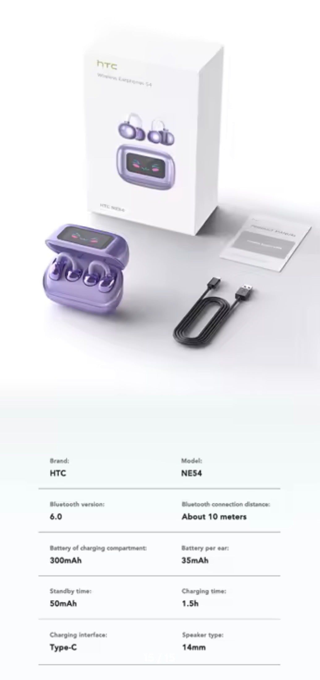 Cuffie HTC NE54